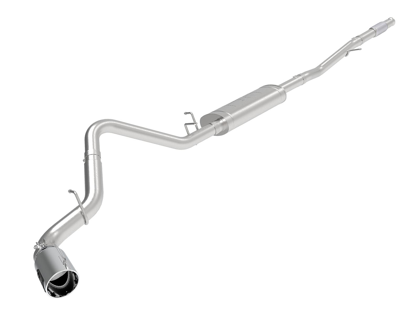 AFE Cat-Back Exhaust System (2019-2020 GM Trucks V6-4.3L/V8-5.3L) - 49-44107-P