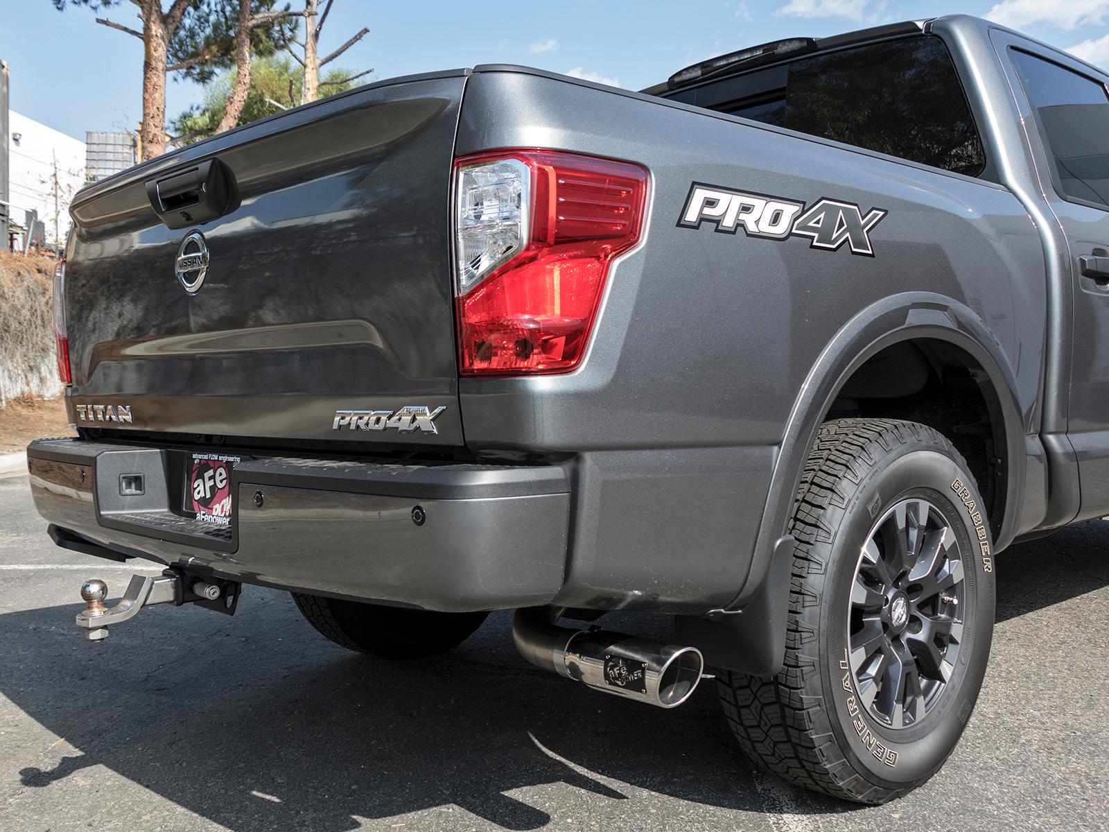 AFE Cat-Back Exhaust System (2016-2019 Nissan Titan V8-5.6L) - 49-46125-P