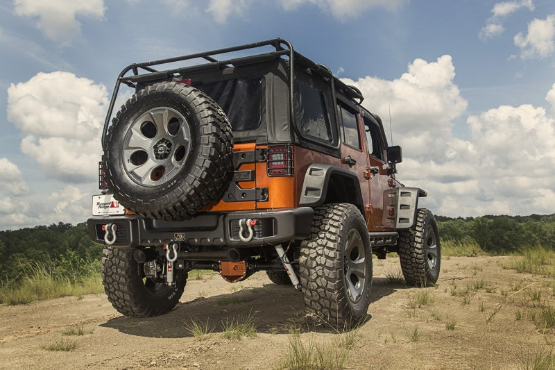 Rugged Ridge Spartacus Bumper Rear Black; 07-18 Jeep Wrangler Jk - 11544.51
