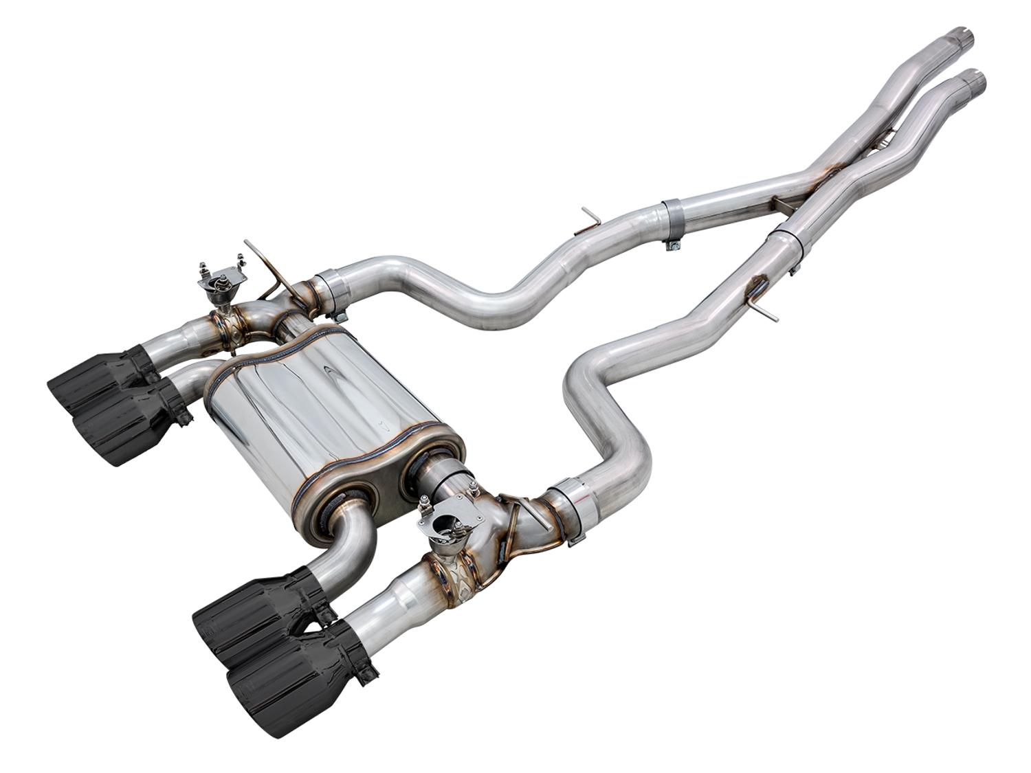 AWE SwitchPath™ Catback Exhaust for BMW F8X M3/M4 - Diamond Black - 3025-43074