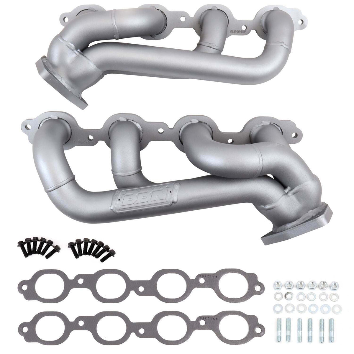 BBK 2019-2022 Chevy Gm Truck 5.3L 6.2L 1-3/4 Shorty Headers (Titanium Ceramic) - 4048