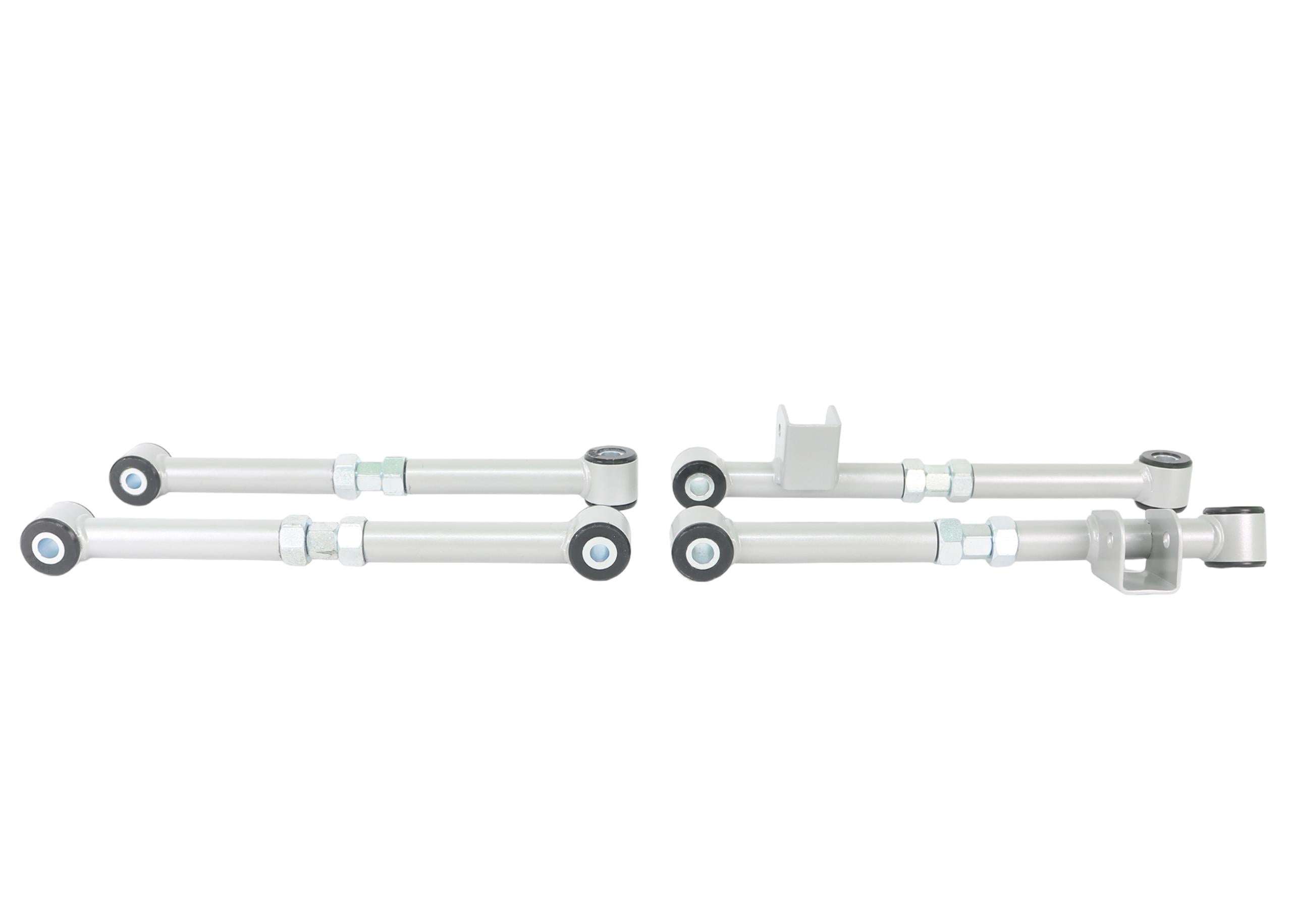 Whiteline Performance Control Arm Lower Front And Rear Arm 4 X Complete Arms With 50MM Adjustment Whiteline (2001-2007 Forester, Impreza) - KTA109