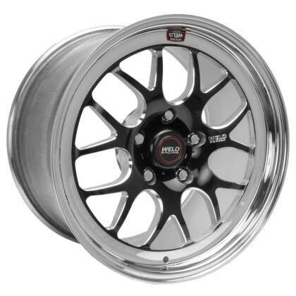 Weld Racing S77 17x11 / 5x4.75 BP / 7.7in. BS Black Wheel (High Pad) - Non-Beadlock - 77HB7110B77A