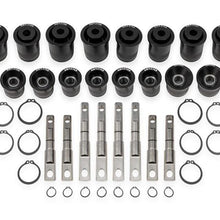 BMR Fabrication Bearing kit, front and rear control arms Black Anodized (2014-2019 C7 Corvette Base) - CBK575