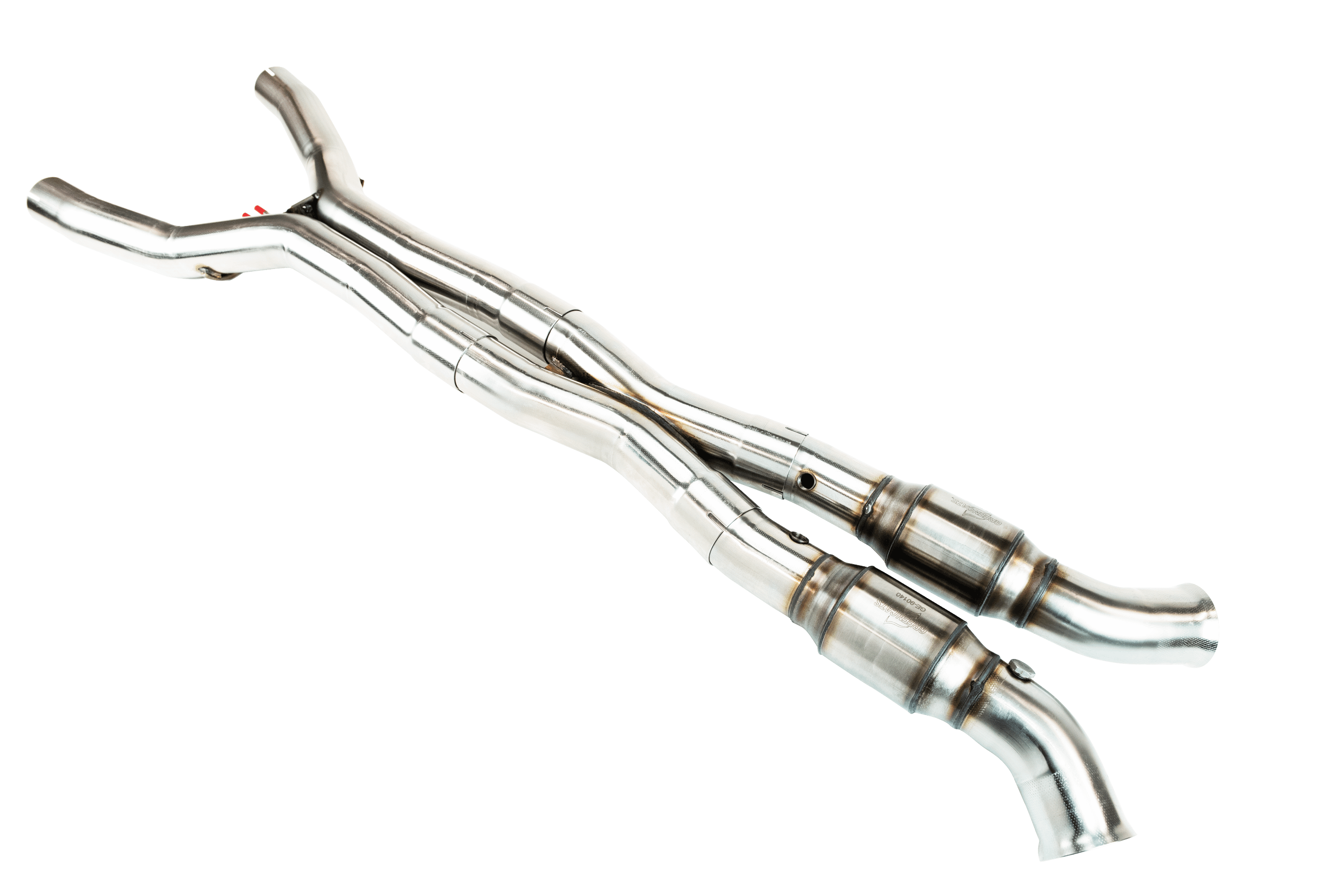 Kooks 3" SS GREEN Catted X-Pipe. 2014-2019 Corvette. Connects to OEM. - 21703300