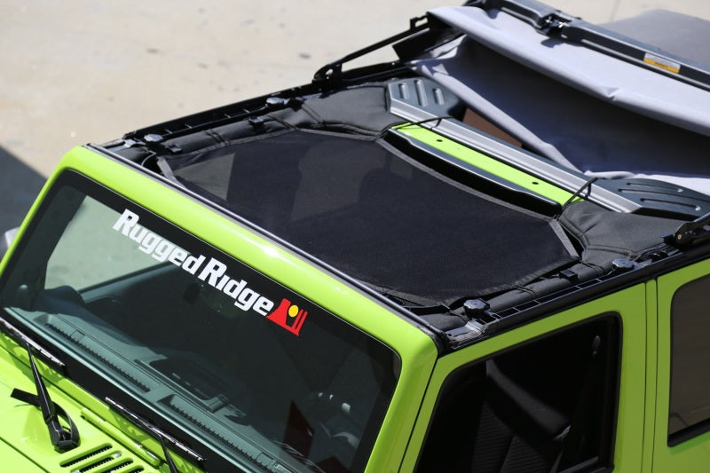 Rugged Ridge The Eclipse Sun Shade From Rugged Ridge Fits 07-18 Jeep Wrangler. - 13579.04