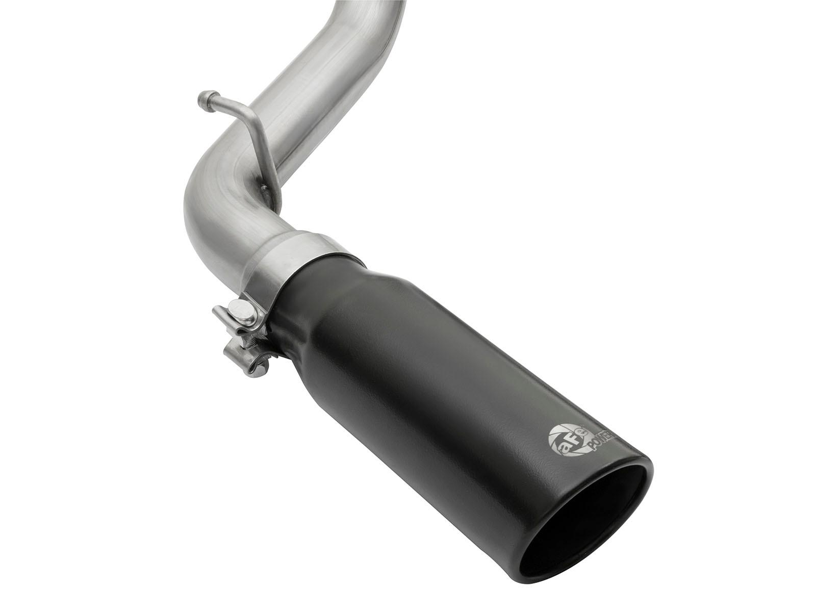 AFE MACH Force-Xp 2-1/2in 409 Stainless Steel Cat-Back Exhaust System w/Black Tip (2005-2012 Tacoma) - 49-46031-B