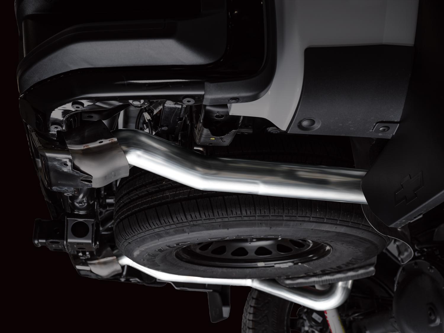 AWE 0FG Catback Split Rear Exit Exhaust for 4th Gen Silverado/Sierra 1500 6.2L - 3015-31202