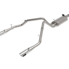 AFE Gemini XV Cat-Back Exhaust System w/ Dual Rear Exit Polished Tip (2019-2021 1500, 1500) - 49-32081-P
