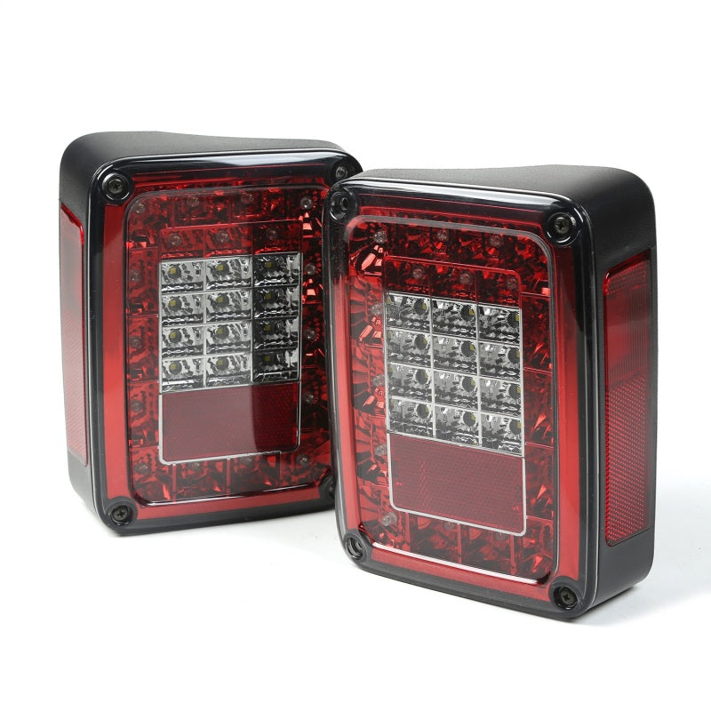 Rugged Ridge Tail Light Kit Led Smoke; 07-18 Jeep Wrangler Jk - 12403.88