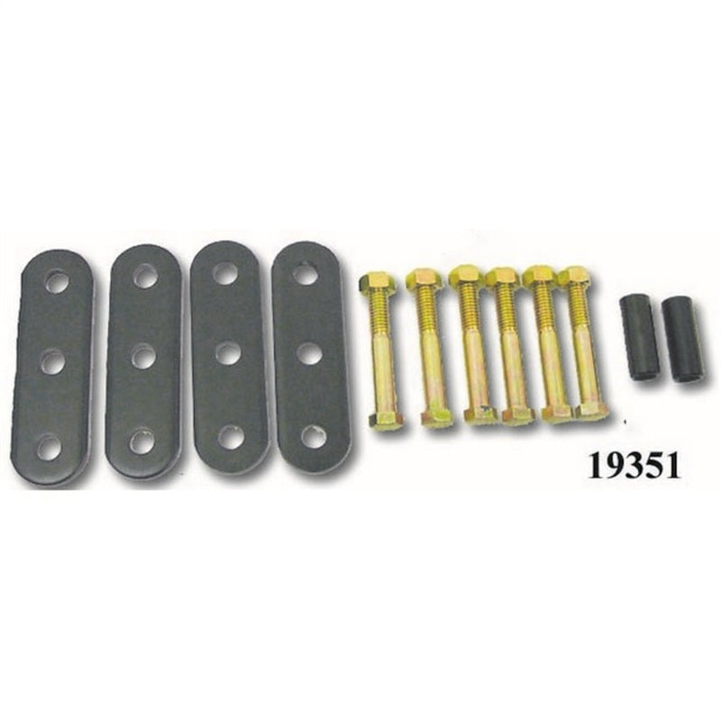 Rugged Ridge Suspension Leaf Spring Shackle Kit Heavy Duty; 55-75 Jeep Cj - 18265.01