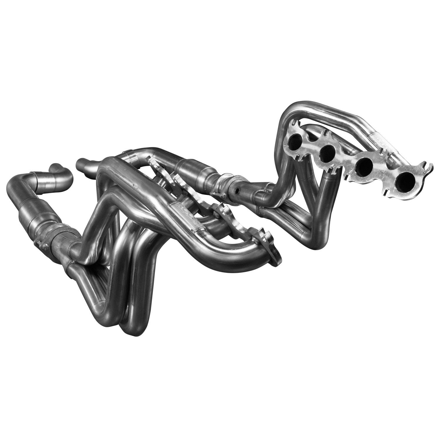 Kooks 1-7/8" SS Headers & GREEN Catted Connection Kit (2015-2026 Mustang GT & Dark Horse 5.0L) - 1151H432