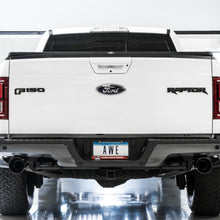 AWE 3015-33106 0FG Exhaust for 17-20 Ford Raptor (Resonated Peformance Cat-back) - Diamond Black 5" Tips