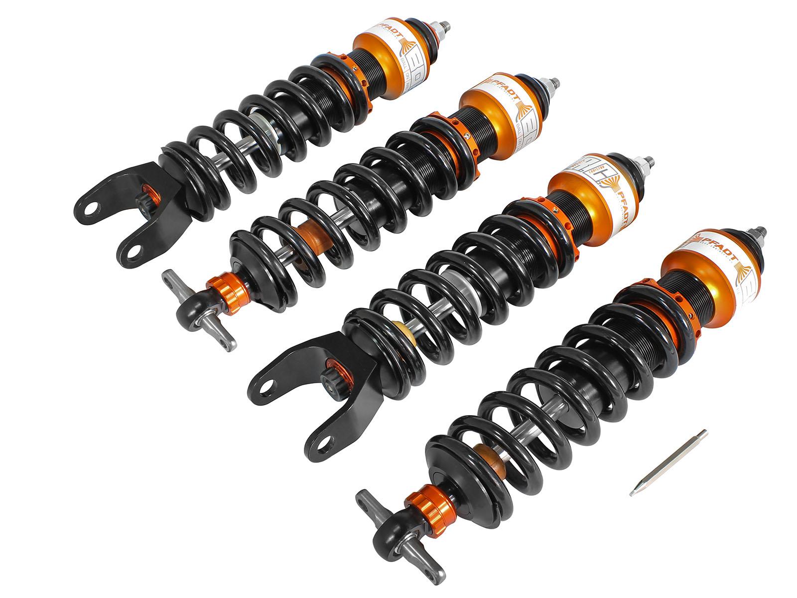 aFe CONTROL PFADT Series Featherlight Adjustable Street/Track Coilover System (1997-2013 Corvette) - 430-401001-N