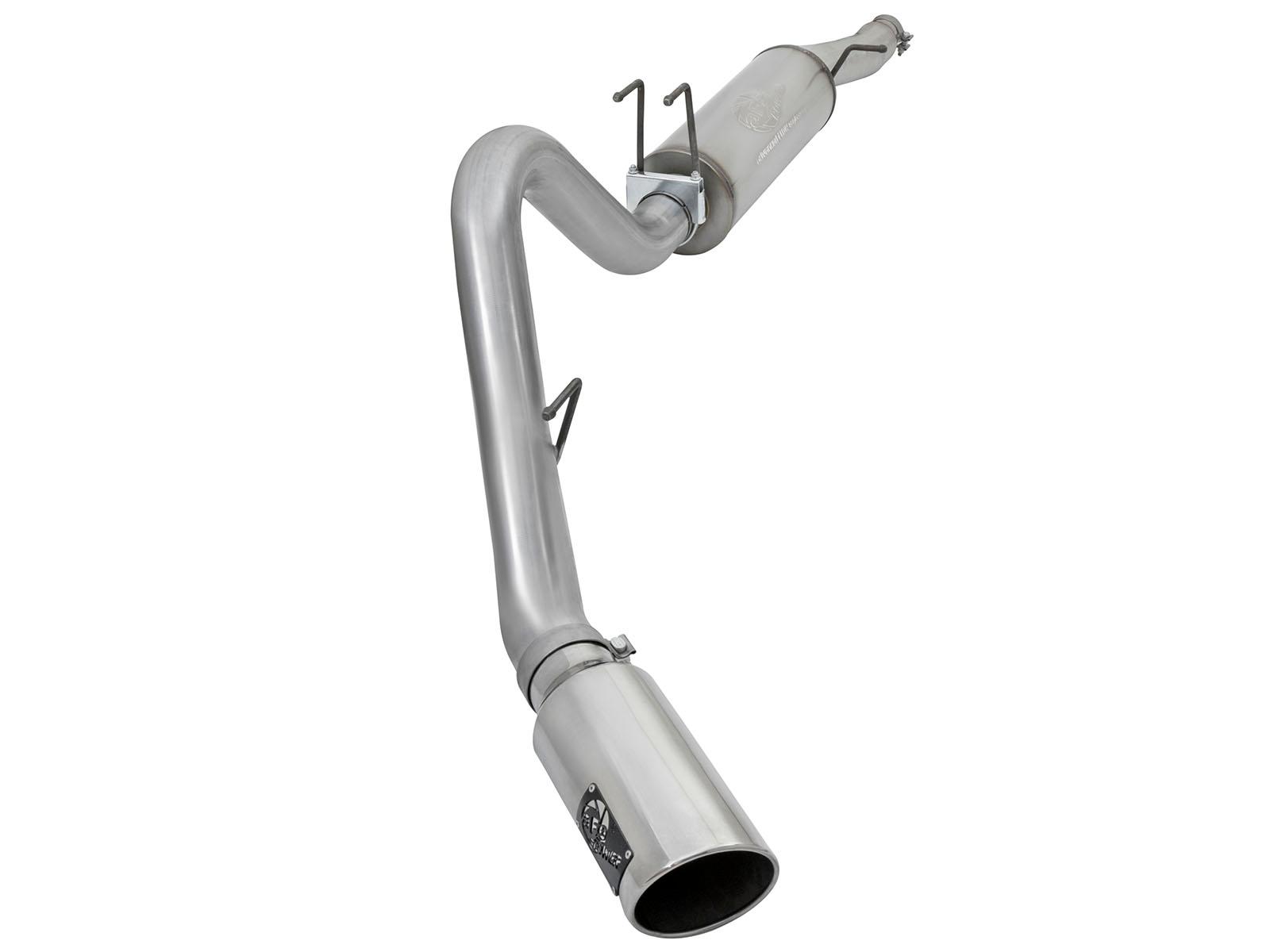 AFE MACH Force-Xp Cat-Back Exhaust System w/ Polished Tip (2017-2021 F-250 Super Duty, F-250 Super Duty, F-350 Super Duty, F-350 Super Duty) - 49-43086-P