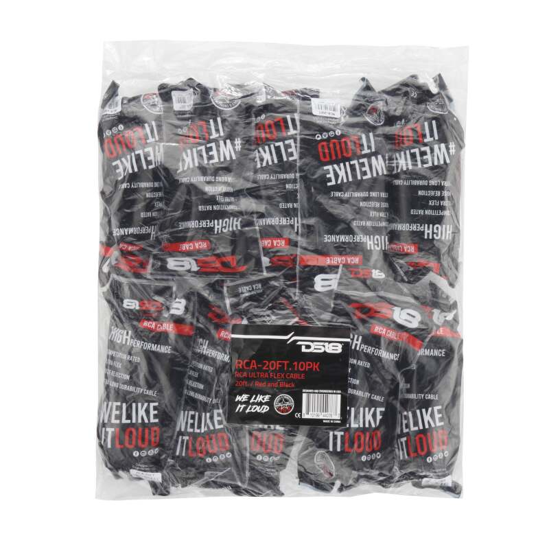 DS18 Level 1 RCA 17-Feet  10 x Pack