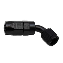 DeatschWerks 6 AN Female Flare Swivel 60-Degree Hose End CPE, Anodized Matte Black - 6-02-0819-B