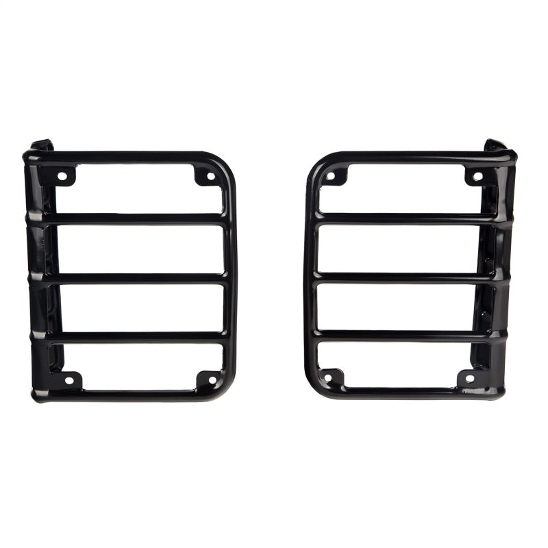 Rugged Ridge Euro Guard Kit Tail Light Black; 07-18 Jeep Wrangler Jk - 11226.02