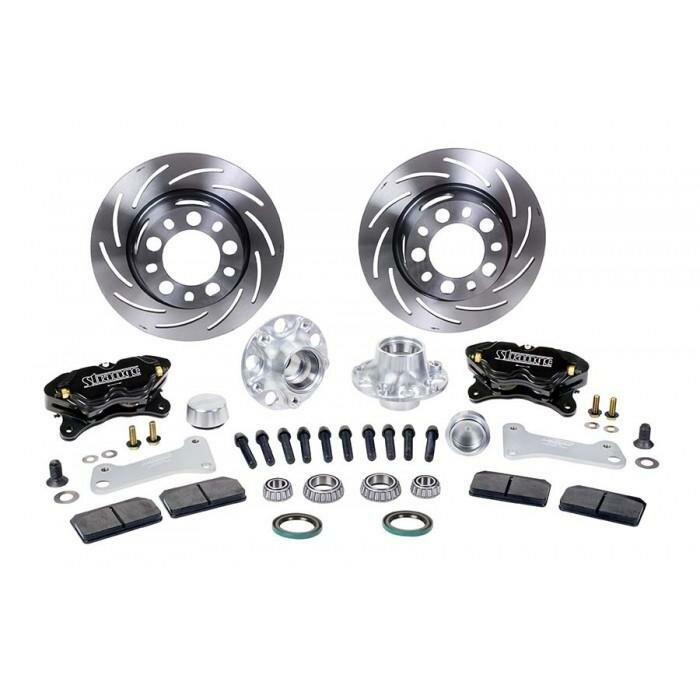 Strange B4152WC Front Brake Kit Pro Series Soft Pads (2005-2014 Mustang)