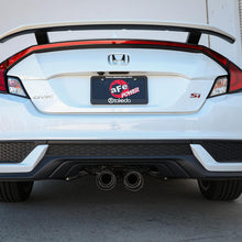 AFE Takeda 2-1/2 IN 304 Stainless Steel Cat-Back Exhaust System w/ Carbon Fiber Tips (Honda Civic Si Sedan 17-20 L4-1.5L (t)) - 49-36620-C