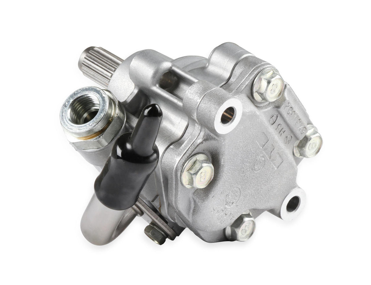 Holley Power Steering Pump Assembly, for LT4 Accessory Drive with splined shaft.  - 198-103
