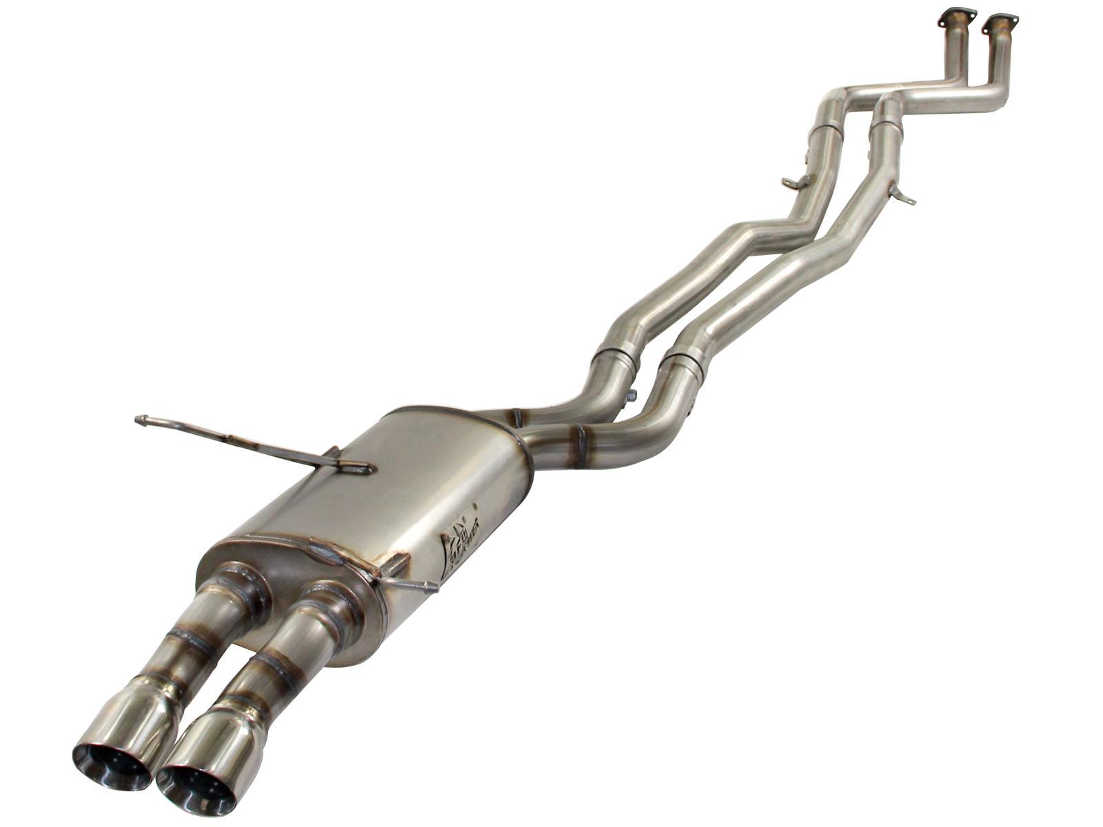 AFE MACH Force-Xp 2-1/4 IN 409 Stainless Steel Cat-Back Exhaust System (2001-2005 325Ci, 325i, 330Ci, 330Ci, 330i, 330i) - 49-46309