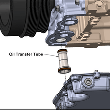 Holley Oil Transfer Tube - Ford Godzilla 7.3L - 302-86