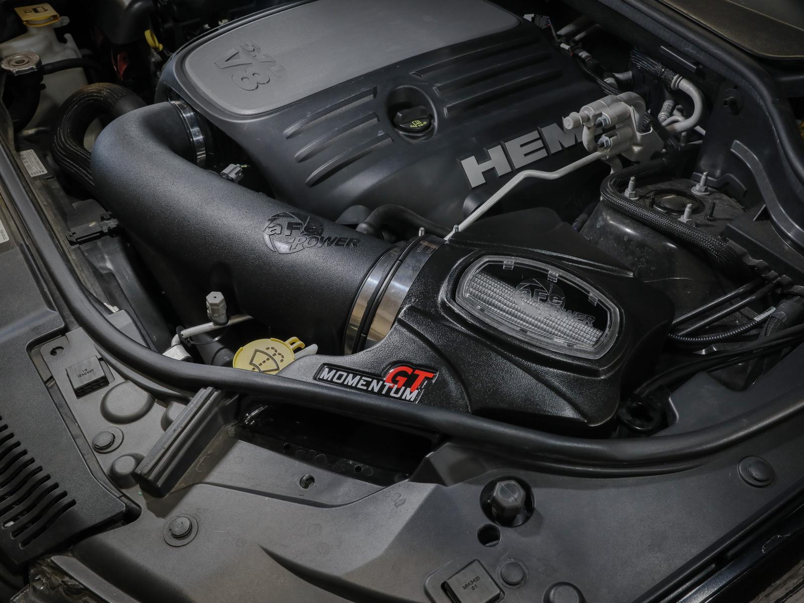 AFE Momentum GT Cold Air Intake System w/ Pro DRY S Filter (2011-2021 Durango, Durango, Grand Cherokee, Grand Cherokee) - 51-76205-1