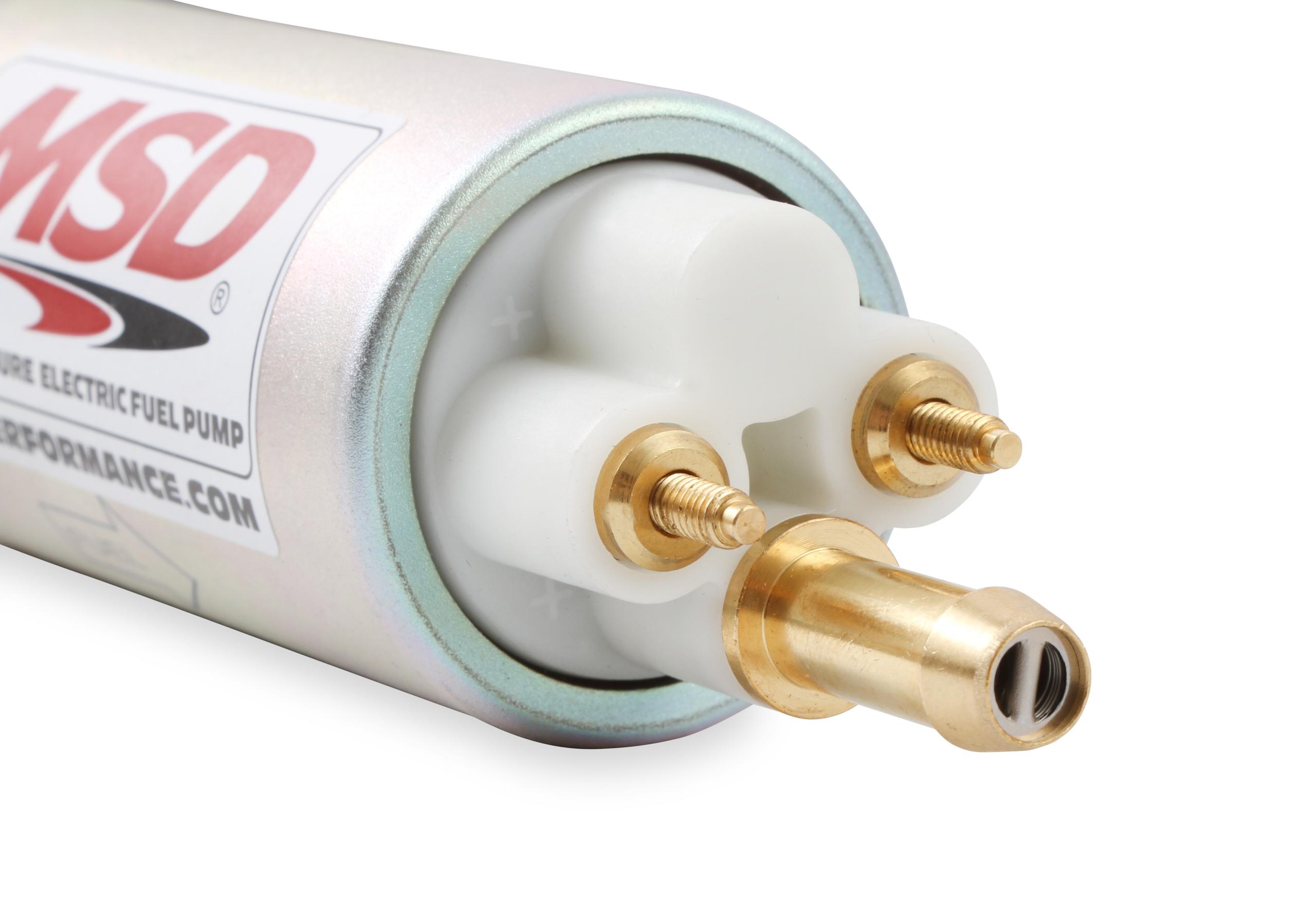 Msd 2225 High Pressure Electric Fuel Pump, 43 Gph