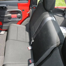 Rugged Ridge Seat Cover Rear Neoprene Black; 07-18 Jeep Wrangler Jku - 13264.01