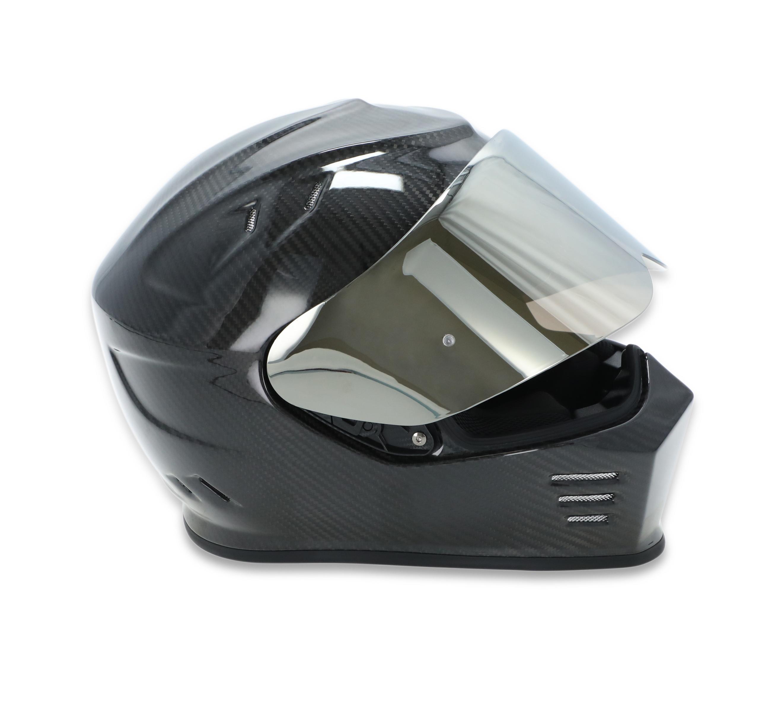 Simpson Racing Ghost Bandit Carbon Fiber Motorcycle Helmet -  Extra Large - GBDXLC
