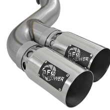 AFE Rebel XD 4 IN 409 Stainless Steel DPF-Back Exhaust w/Dual Polished Tips (Ford Diesel Trucks 11-14 V8-6.7L (td)) - 49-43121-P
