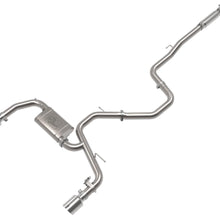 AFE Takeda 3 IN 304 Stainless Steel Cat-Back Exhaust w/ Polished Tips Hyundai Elantra N 22-23 L4-2.0L (t) - 49-37028-P