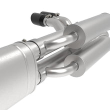 AFE Rebel Series 3 IN 409 Stainless Steel Cat-Back Exhaust System w/Black Tip (Ford F-250/F-350 17-20 V8-6.2/7.3L) - 49-43117-B