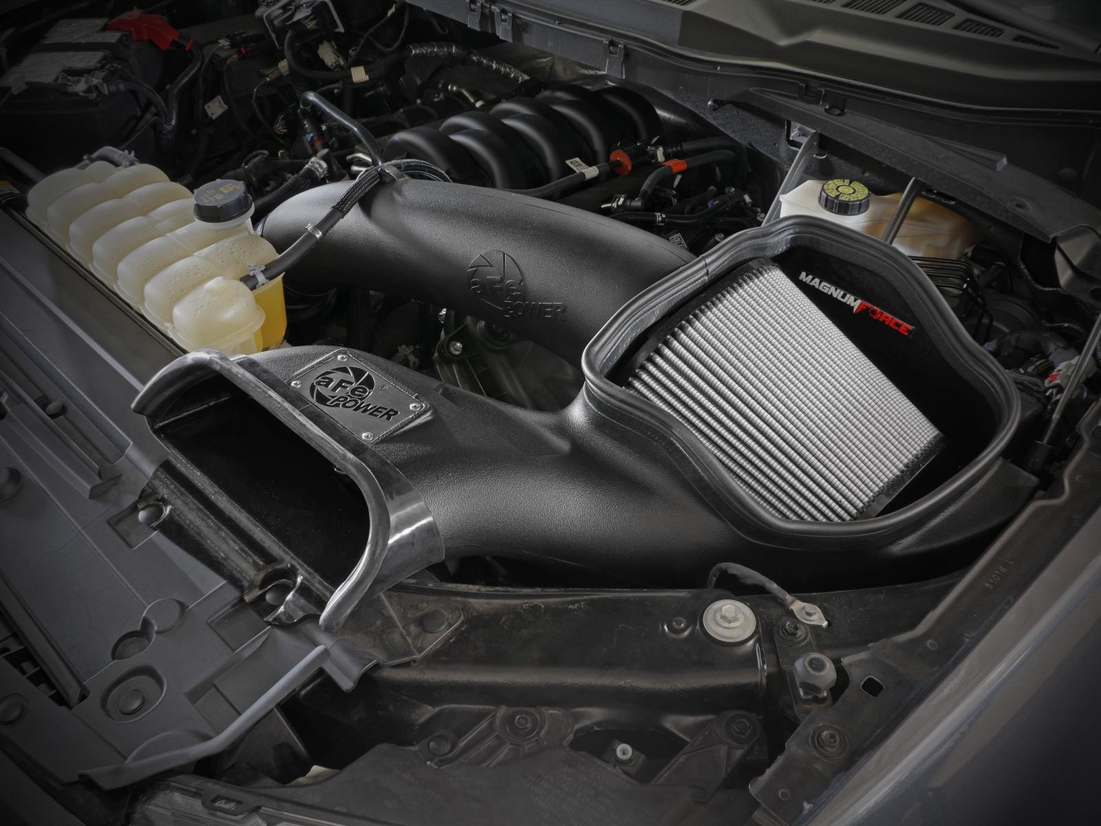 AFE Magnum FORCE Stage-2 Cold Air Intake System w/Pro DRY S Filter (Ford F-150 2021 V8-5.0L) - 54-13064D