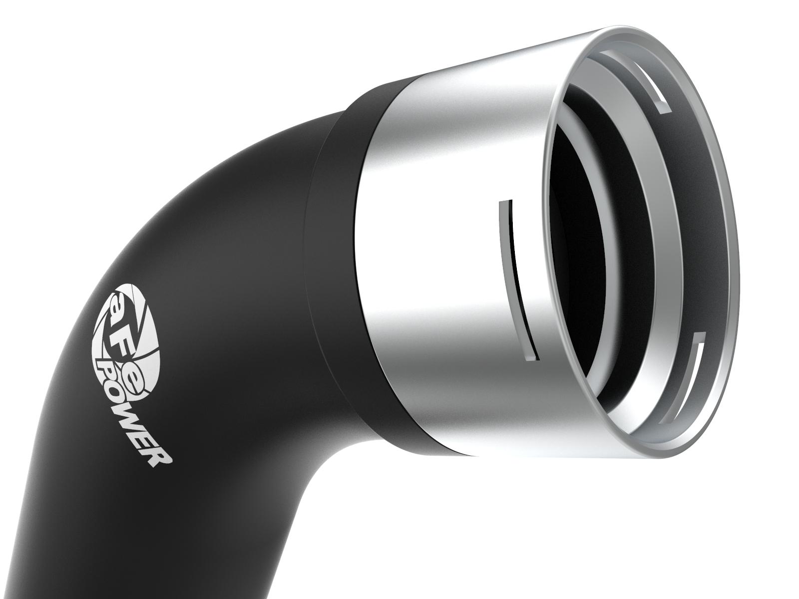 AFE BladeRunner 3 IN Aluminum Hot and Cold Charge Pipe Kit Black (Jeep Wrangler (JL) 20-21 V6-3.0L (td)) - 46-20434-B