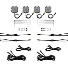 Diode Dyamics Rock Light - Red/White - M8 Add-On 4-Pack