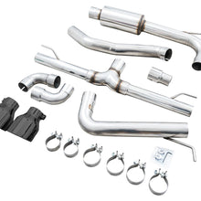 AWE Track Edition Catback Exhaust - Diamond Black Tips (2022-2023 Volkswagen MK8 GTI) - 3020-33658