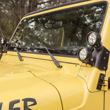 Rugged Ridge Light Kit Dual A-Pillar 3.5 Inch Round; 97-06 Jeep Wrangler Tj/Lj - 11232.37