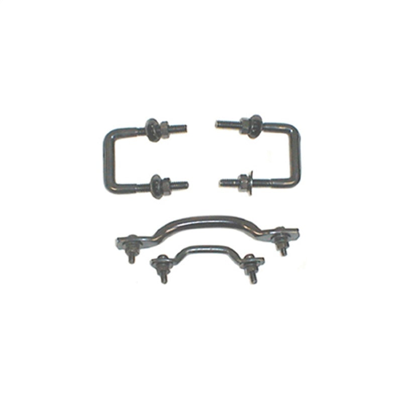 Rugged Ridge Windshield Tie Down Kit Black; 55-95 Jeep Cj/Wrangler Yj - 11211.01