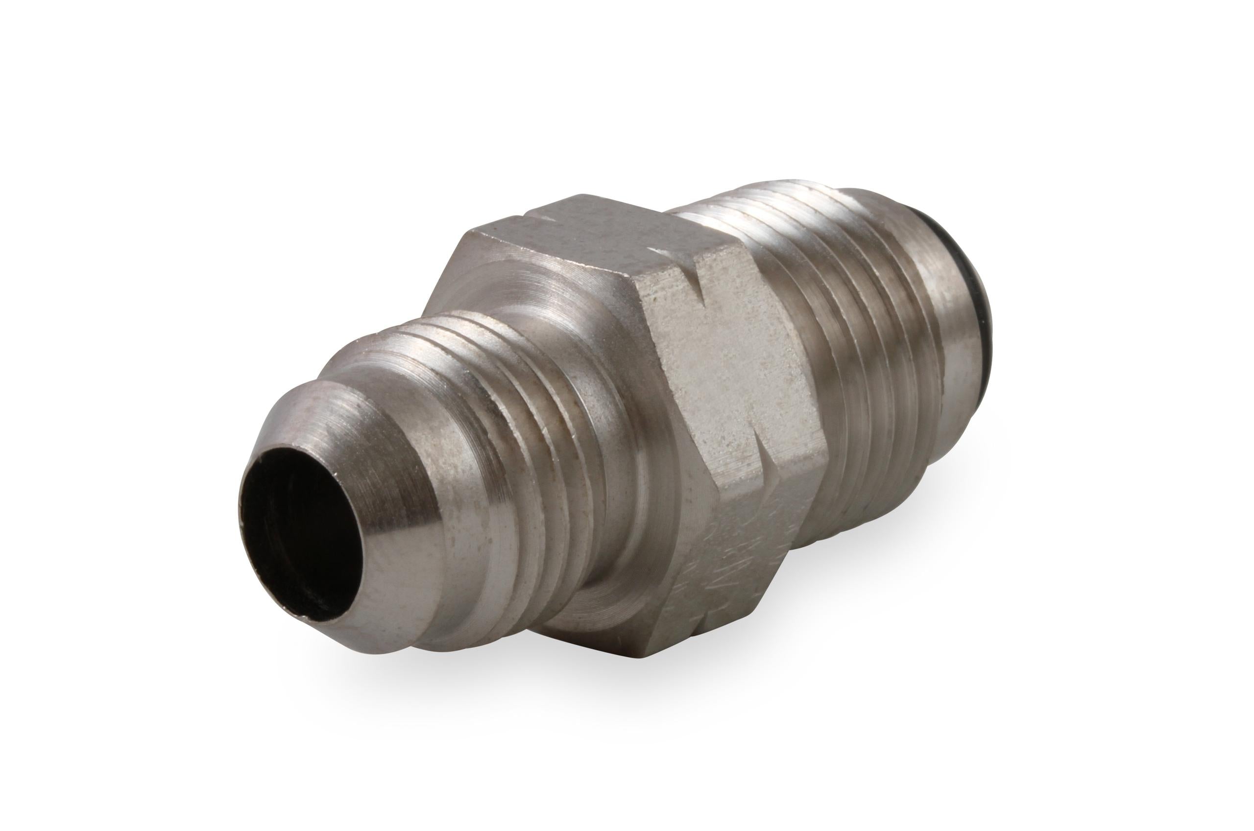 Earls Steel An To Metric Bump O-Ring Adapter - Size: -6An Male To 16mm X 1.50 Bump O-Ring Male - Nickel Plated - Bagged Packaging - Typical Application Power Steering/Fuel Injection O-Ring - - 961955ERL