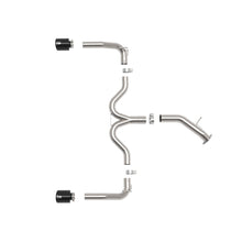 AFE Takeda 3 IN to 2-1/2 IN 304 Stainless Steel Axle-Back Exhaust w/ Black Tip (2020-2021 Forte GT) - 49-37037-B