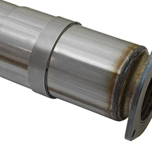 AFE Large Bore-HD 5 IN 409 Stainless Steel DPF-Back Exhaust System w/Polished Tip (2017-2021 F-250 Super Duty, F-350 Super Duty) - 49-43090-P