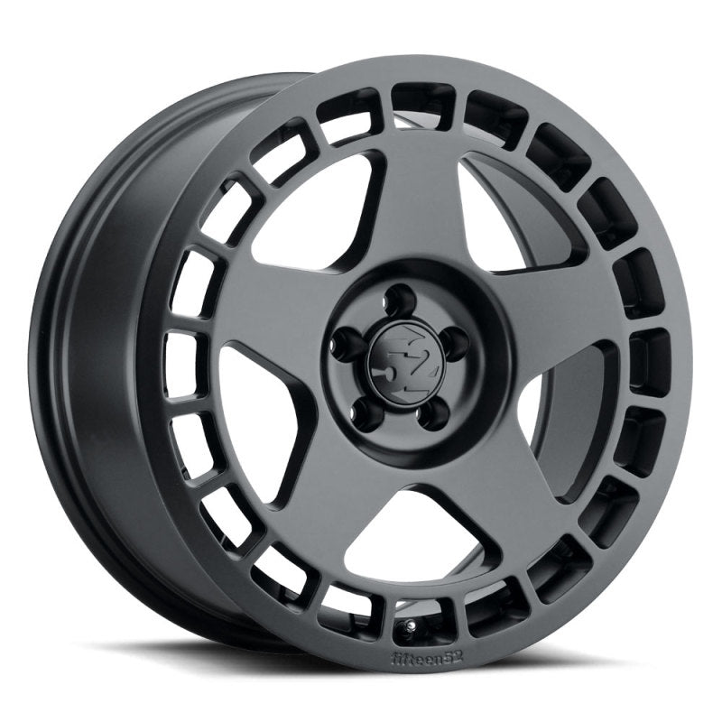 fifteen52 18x8.5 (5x108TURBOMAC Wheel, 6.375 BS in ASPHALT BLACK (SATIN BLACK) - TURAB-88558+42