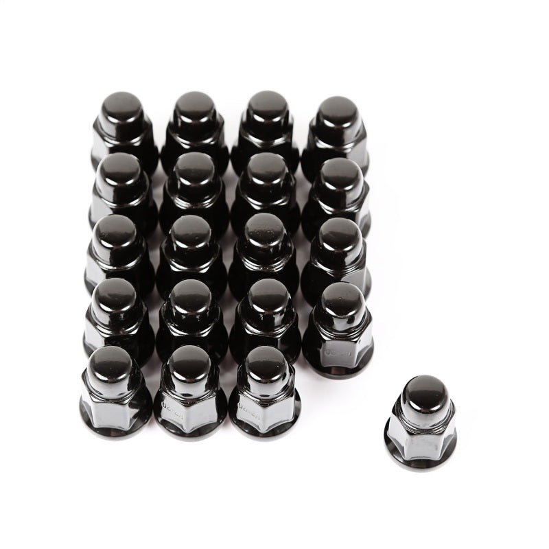 Rugged Ridge Wheel Lug Nut Set Of 20 1/2-20 Black - 16715.23