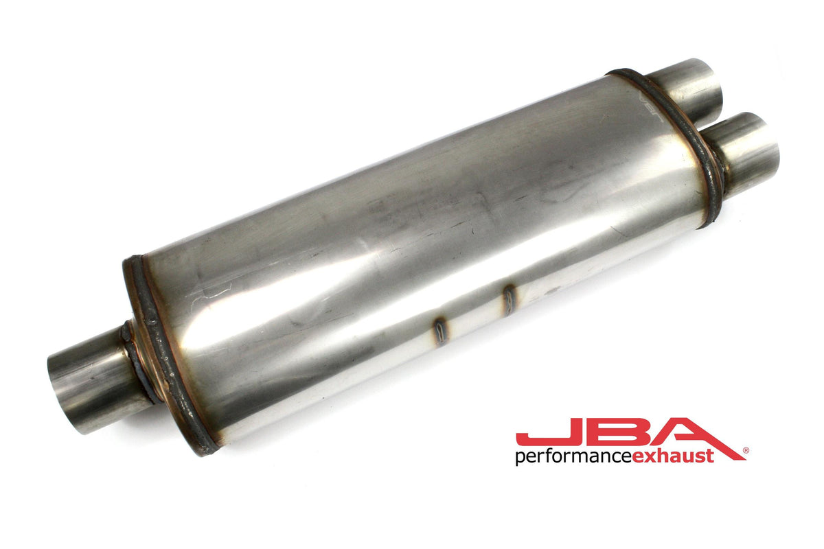 JBA Chambered 3" 304SS Muffler Center/Dual - 40-302500