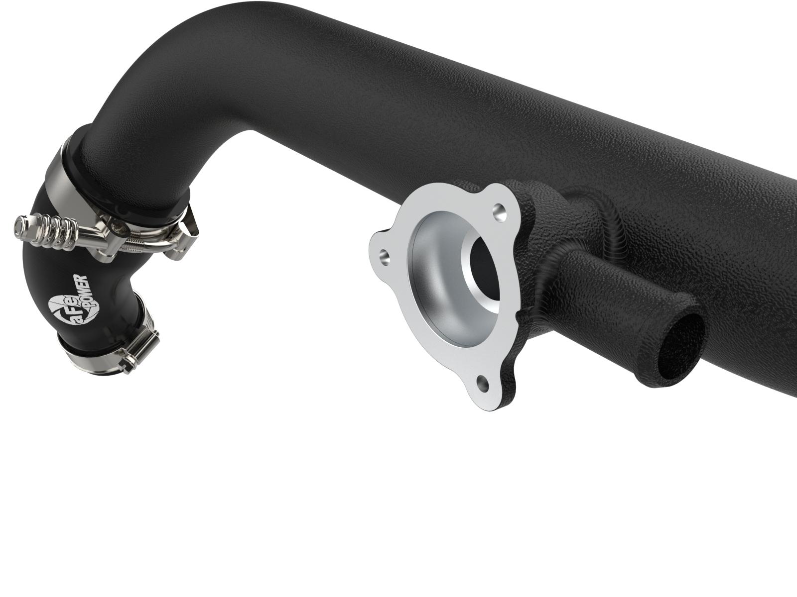 aFe BladeRunner Aluminum Hot and Cold Charge Pipe Kit - Black (2021-2025 Ford Bronco 2.7L) - 46-20584-B