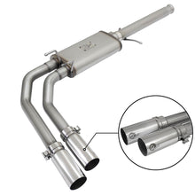 AFE Rebel Series 3 IN to 2-1/2 IN 409 Stainless Steel Cat-Back Exhaust w/ Polish Tip - 49-44062-P