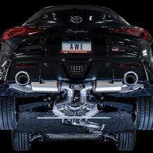 AWE Resonated Touring Edition for A90 Supra - 5" Chrome Tips - 3015-32118