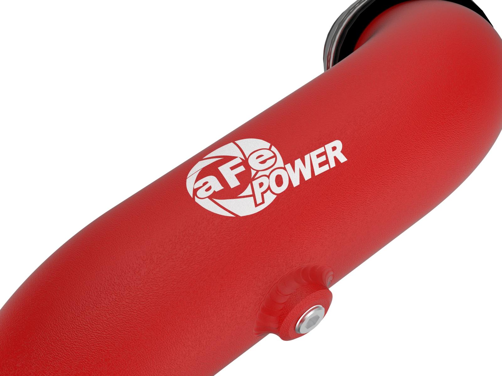 AFE BladeRunner Aluminum Hot & Cold Charge Pipe Kit - Red (2022+ Explorer ST) - 46-20674-R